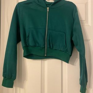Green Zipup from Shein size Small